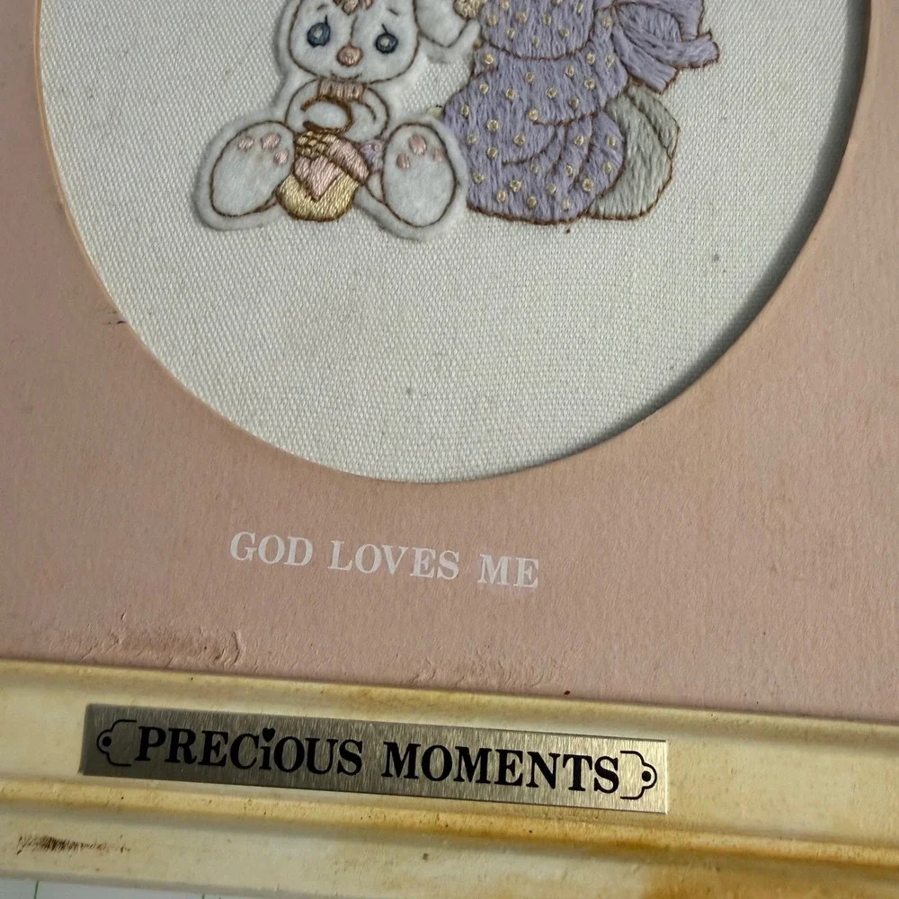 Vintage 1984 Paragon Precious Moments Picture Emboidery 8x10 1081 